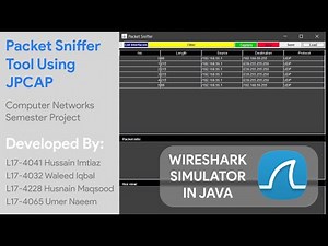 Packet Sniffer Tool using JPCAP | Computer Networks