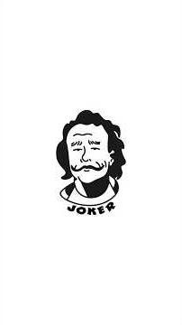 Joker Vector Pop Art Portrait Sketch in Illustrator #amongus #art #illustration #drawing #vector