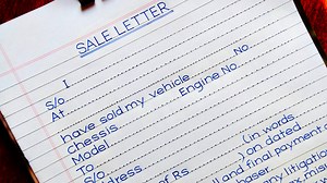 4.6K views · 262 reactions | Sales Letter Sample | Write a Sale Letter for Vehicle | Handwriting #Saleletter #Handwriting #Application | R.U.A Sign Writing | Facebook