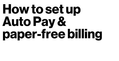 How to set up Auto Pay