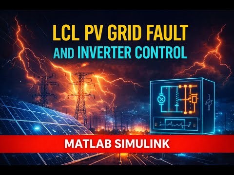 LCL Filtered Grid-Connected PV System under Short-Circuit Fault | Inverter Control MATLAB Simulink