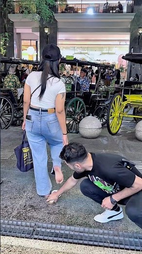 Funny hiding girl’s sandal prank