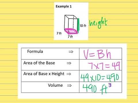 Volume Rectangular & Triangular Prisms
