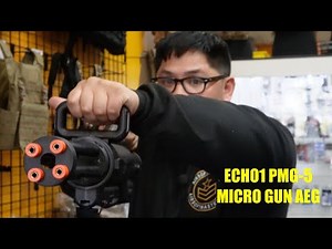 Echo1 PMG5 Minigun AEG (Small Micro Gun with Big firepower!)
