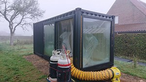 Container insulation - converting a container into an office, house,...