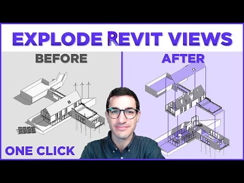 Exploded 3D View by Levels | Revit Buttons ✅ (Level Displacer)