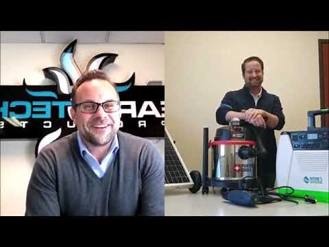 Live Demonstration of the Natures Generator Portable Solar Generator Review - EarthtechProducts.com