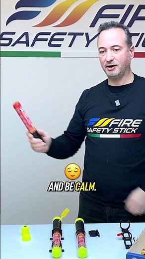 Fire Safety Stick: How to activate and use extinguisher?