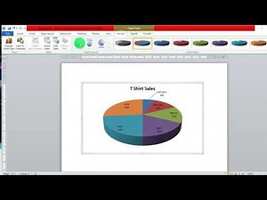 How to visualize data in Microsoft Word.