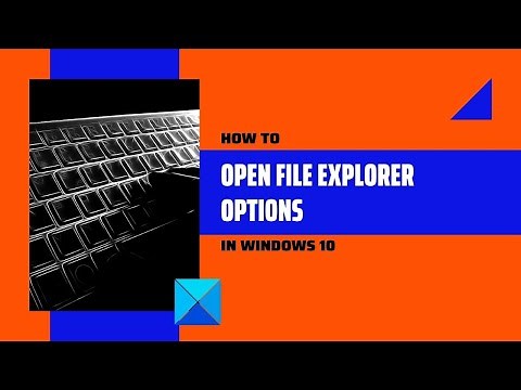 How to open File Explorer Options in Windows 11
