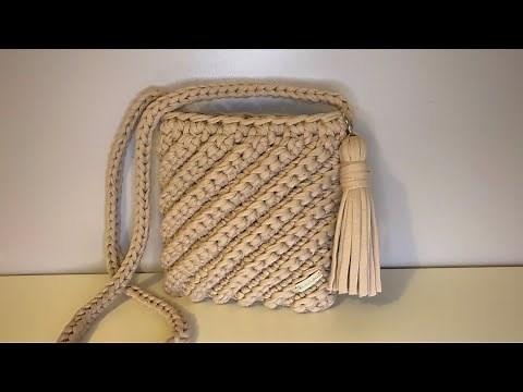 Crochet Crossbody Bag, Purse, Easy Pattern, Tutorial, Step by Step, Absolutely Beginner Friendly