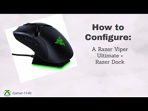 How to Customize the Razer Viper Ultimate + Razer Mouse Dock using the latest version of Synapse.