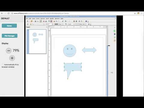Open Office Draw online editor for graphics