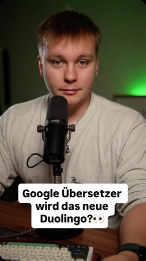 Handyhase on Instagram: "Google Übersetzer wird immer mächtiger & will bald auch Duolingo ablösen! 🤯 Ja, richtig! Google will anfangen mit dem Übersetzer dir auch Sprachen beizubringen & die Übersetzungen sollen ebenfalls noch besser werden. Was denkst du darüber? 👀 #google #googletranslate #duolingo #ki #techtok"