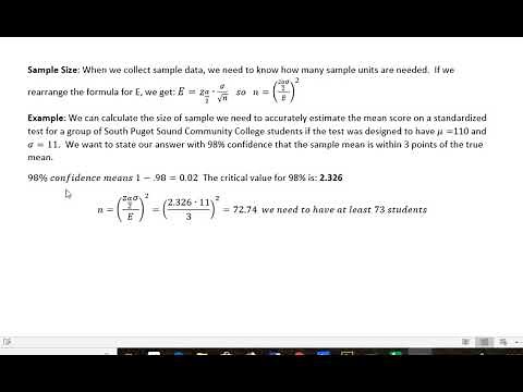 Statistics: Determine minimum Sample Size using standard deviation
