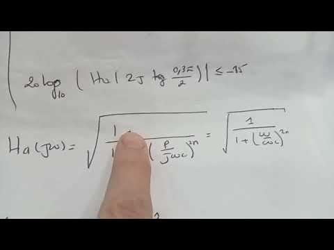exemple de calcul : filtre Butterworth par transformation bilinéaire
