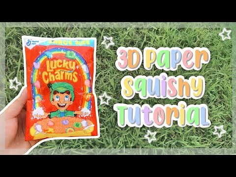 3D PAPER SQUISHY TUTORIAL