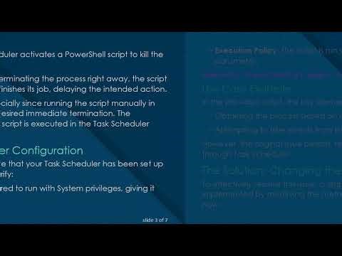 How to Ensure a PowerShell Script Effectively Kills Processes Triggered by Task Scheduler