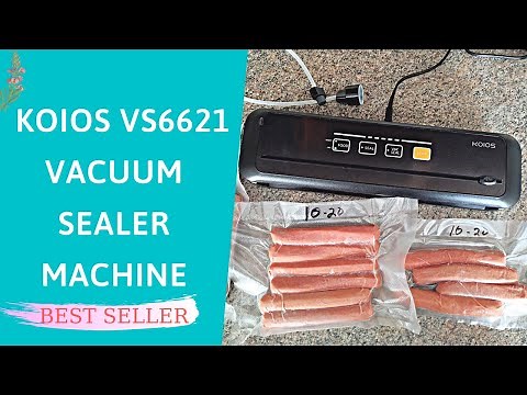 KOIOS VS6621 Vacuum Sealer Machine Review & User Manual