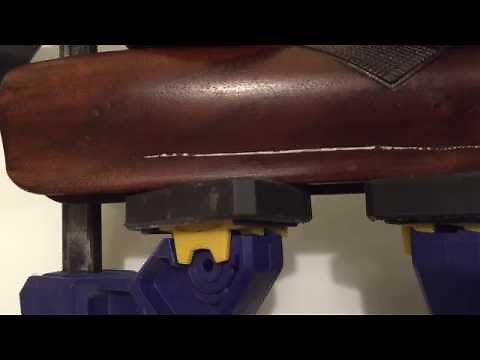 fixing cracked shotgun forend