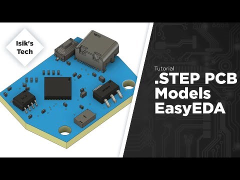 How To Export .STEP Models from EasyEDA