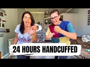 Couple stuck together challenge - 24 hours handcuffed *HILARIOUS*