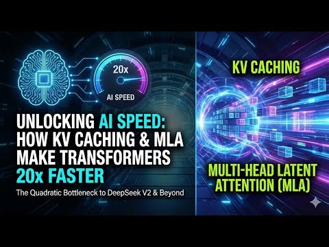 Unlocking AI Speed: How KV Caching and MLA Make Transformers 20x Faster