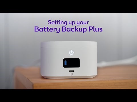How to set up a BT Battery Backup Plus (BSL)