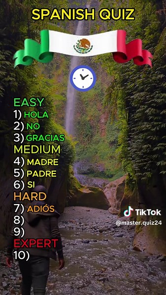 Learn Basic Spanish Through Fun Quiz Questions
