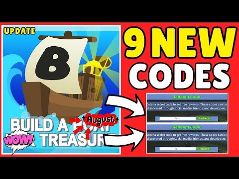 🎁AUGUST CODES🎁 BUILD A BOAT FOR TREASURE CODES 2025 || ROBLOX BUILD A BOAT FOR TREASURE CODES