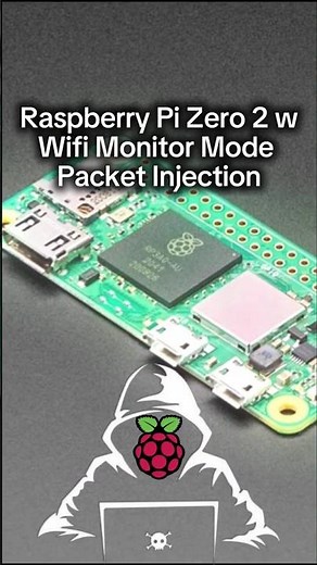 Raspberry Pi zero 2 w Wifi monitor mode & Packet Injection | #shorts #youtubeshorts