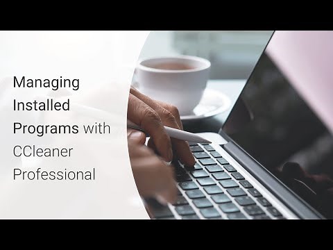 CCleaner Professional: Managing Installed Programs