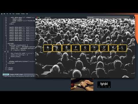 ASMR Programming - JavaScript Drum Kit -