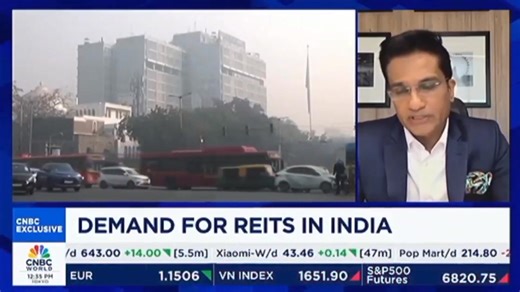 Our listed commercial business, @Mindspace Business Parks REIT, continues to demonstrate robust growth, with a strong Q2 FY26 performance. In his conversation with John Patrick CNBC World, Ramesh Nair, CEO and Managing Director, Mindspace Business Parks REIT, shared the quarter’s key milestones and his perspective on the evolving office landscape in India. Driven by the sustained growth of Global Capability Centres (GCCs), the demand for high-quality, future-ready workspaces remains strong which