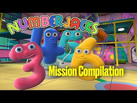 All 4 5 & 6 Missions | Compilation | Numberjacks