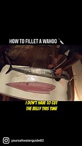 5.1K views · 38 reactions | How to Fillet a Wahoo! - Part 1 Join...