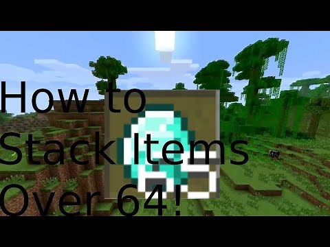 How To Stack Items Over 64 | Minecraft Java