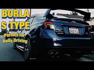Borla S type Catback Exhaust - WRX STI