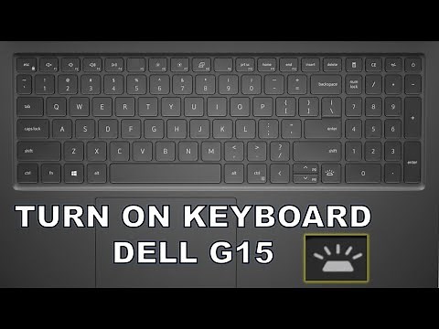 Dell Notebook G15 Laptop Keyboard Light Turn On