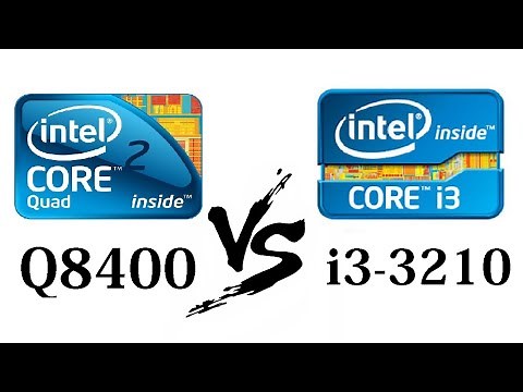 Core 2 Quad Q8400 VS Core i3 3210 - Games Benchmark