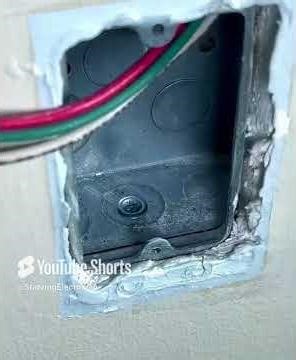 This trick saves electricians hours of work-knockout trick. #electrical