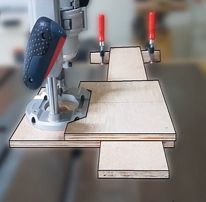 151K views · 1.7K reactions | making the simplest router guide track jig | Woodworking Tools | Facebook