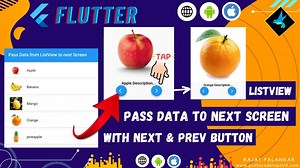 Listview Selected Item Next Page with Next and Previous Button