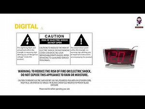 How to Set Up and Use the SHARP SPC033 Large LED Alarm Clock - Step-by-Step Guide