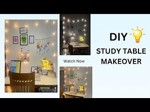 Study Table Makeover | Study Table Decoration Ideas | The Aura Of Home Decor