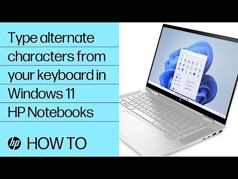 How to type alternate characters from your keyboard in Windows 11 | HP Notebooks | HP Support