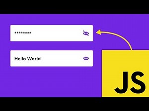 Reveal the Power: Creating a Hide & Show Password Input with HTML5, CSS3 & JavaScript by #huxnwebdev