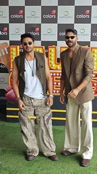 Gaurav Khanna And Vishal Aditya Singh At Laughter Chefs S3 Sets