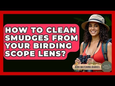 How To Clean Smudges From Your Birding Scope Lens? - Bird Watching Diaries