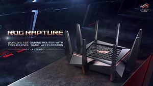 #ASUS ROG Rapture GT-AC5300 Tri-band WiFi Gaming router for VR and 4K streaming. ✅ Triple Level Game Acceleration ✅ Instant gaming optimization ✅ WTFast, Adaptive QoS, and AiProtection network security ✅ AiMESH Supported Visit: https://bit.ly/2KVLbgC | Global Brand PLC.